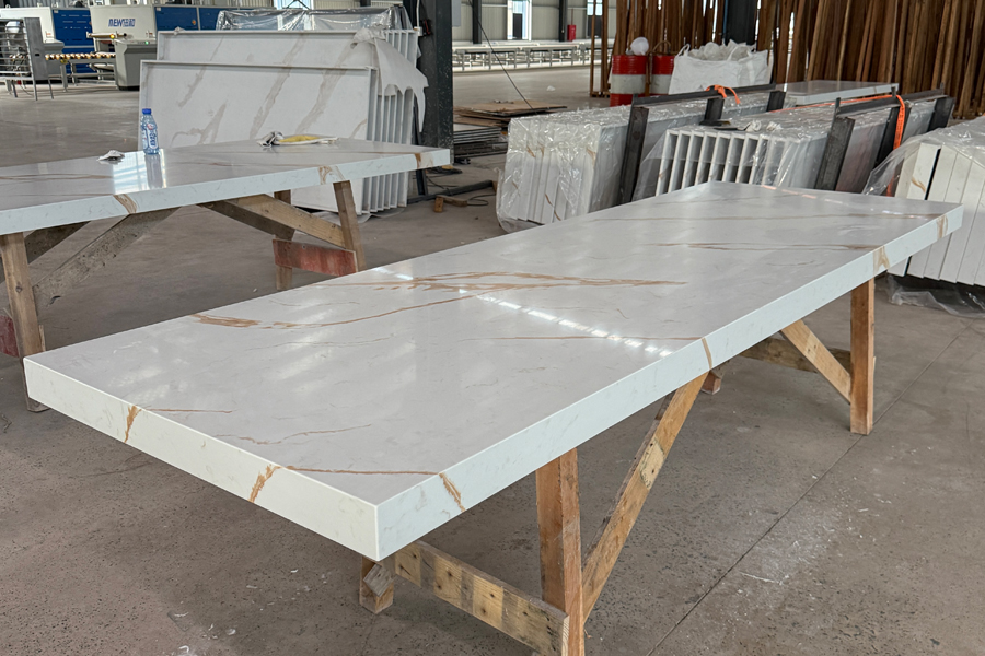 finished quartz countertops
